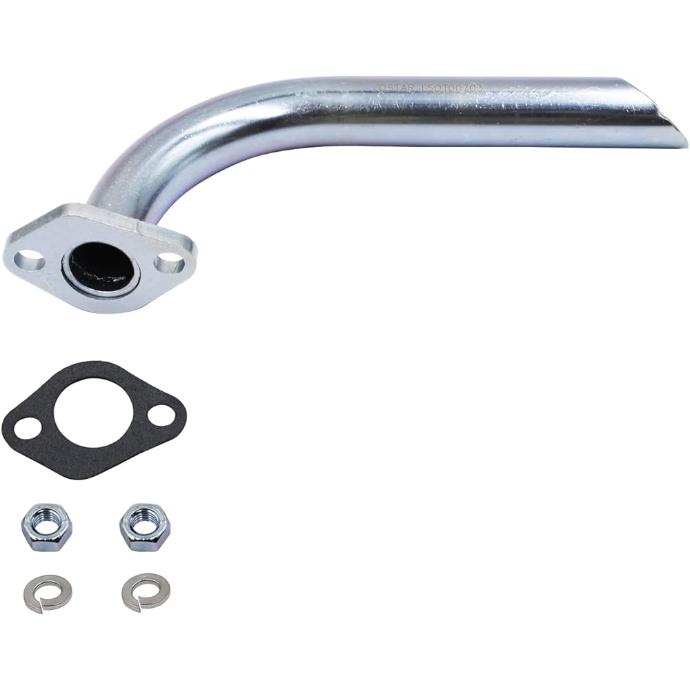 Coleman CT200U-EX CT200-EX Exhaust Straight Pipe Exhaust Header Pipe for Mini Bike Custom Header