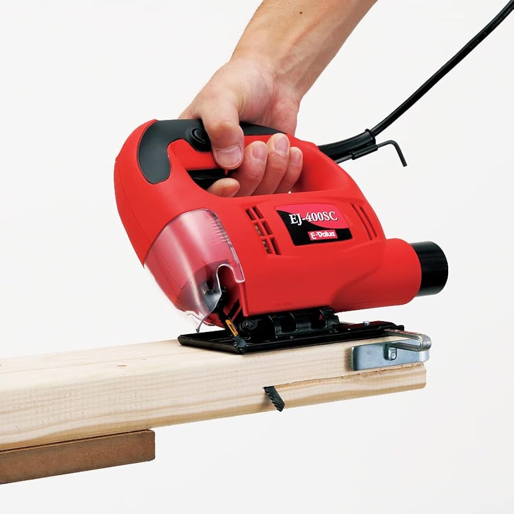 E-Value Jigsaw 400W T type/U type shank (no hole) blade compatible EJ-400SC Red