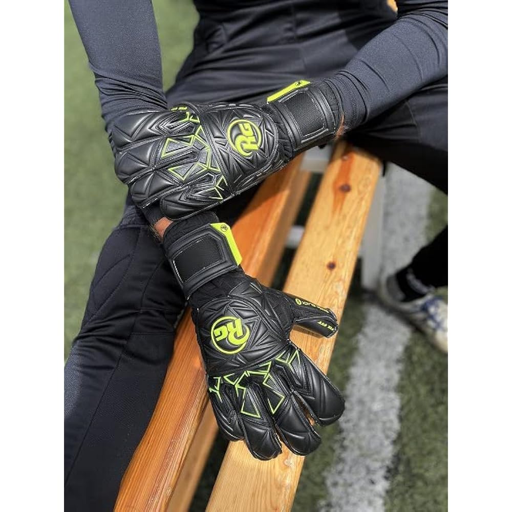 Regular (R.G.) RG Goalkeeper Gloves High Model Snaga Black 2022 Snaga Black Contact Black Grip S Black 22