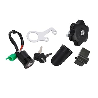 Motorcycle Ignition Key Switch, 37000 29820 Fuel Cap Helmet Lock Sturdy Durable DRZ400SM 2005-2009 2020-2023