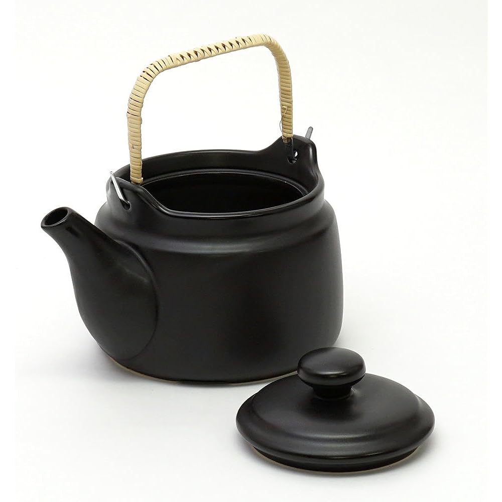 Yamakiikai Black Glaze Heat Resistant Earthen Bottle No. 10 F1155 1800cc