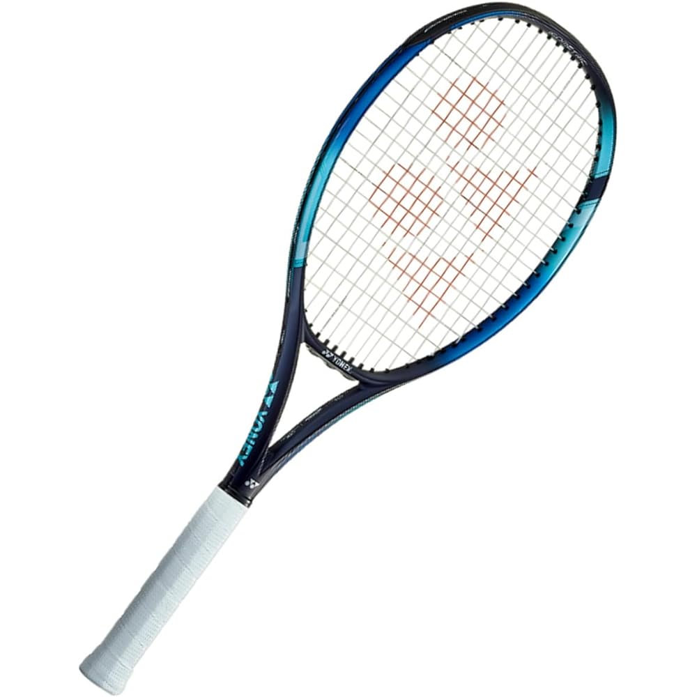 YONEX Hard Tennis Racket E Zone 100SL For Beginners/Intermediates Frame Only Sky Blue (018) 07EZ100S