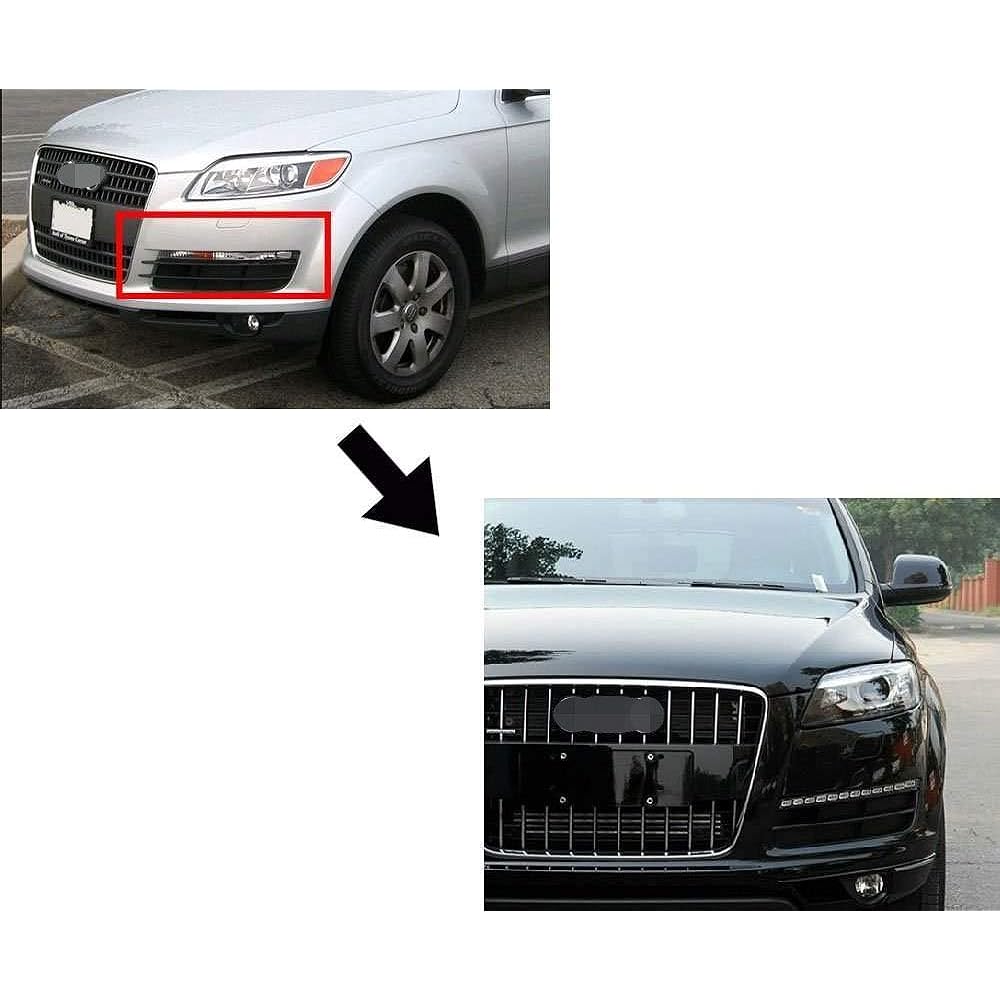 iJDMTOY Xenon White LED Daytime Running Lights 2007-2009 Audi Q7 with Amber LED Turn Signals OEM Fit LED DRL Assy Power Supply White LED as DRL and (11) Amber LED as Turn Signal