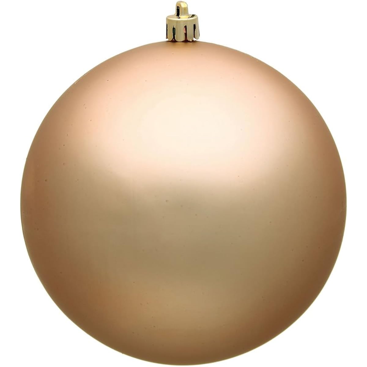 Vickerman N590780DMV 2.75 in. Cafe Latte Plastic Matte Balls UV Treated Ball Christmas Ornaments - 12 per bag