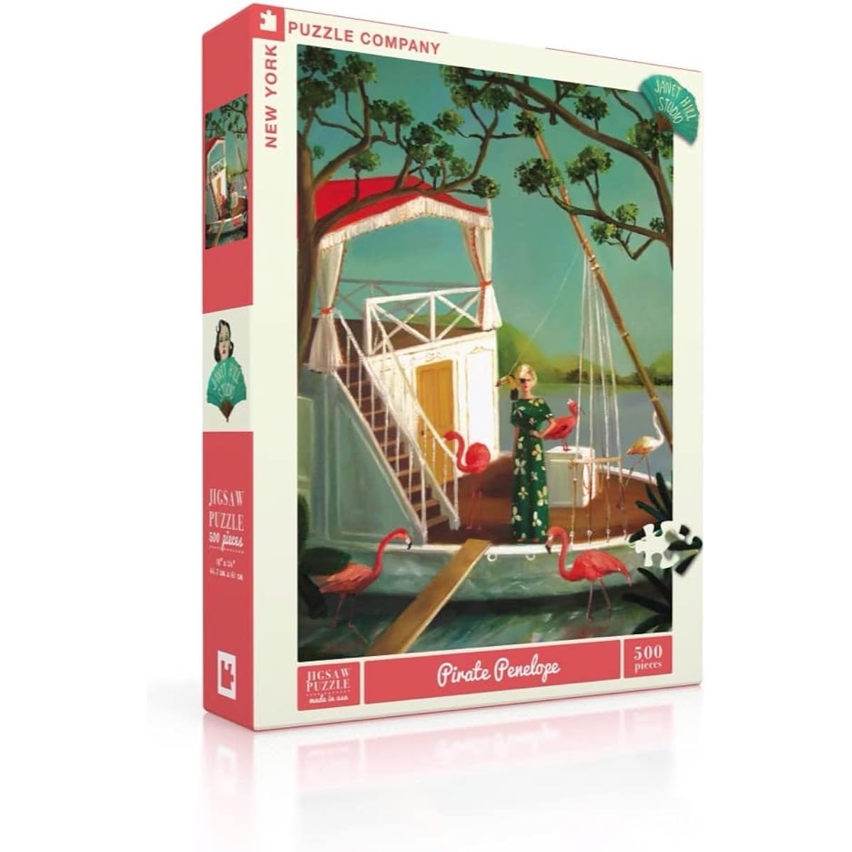 New York Puzzle Company Janet Hill Pirate Penelope 500 Piece Jigsaw Puzzle