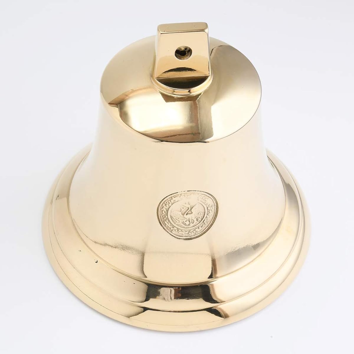 (Bell W20-H18 1839) (JEB122-PB) Made in Italy Brass Bell Golden Brass Polished Doorbell Bell BELL CAMPANA