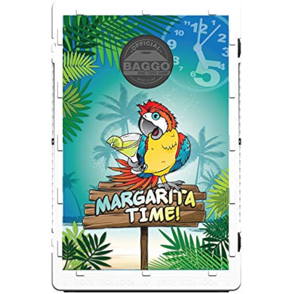 Baggo Margarita Time Parrot Beanbag Toss Game