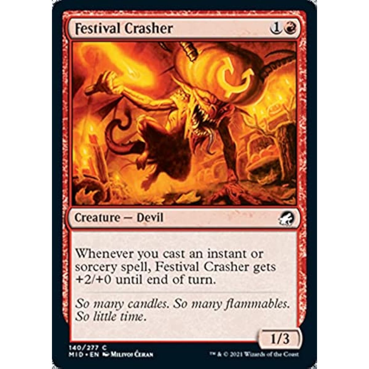 Magic: The Gathering Festival Crasher (140) Innistrad: Midnight Hunt