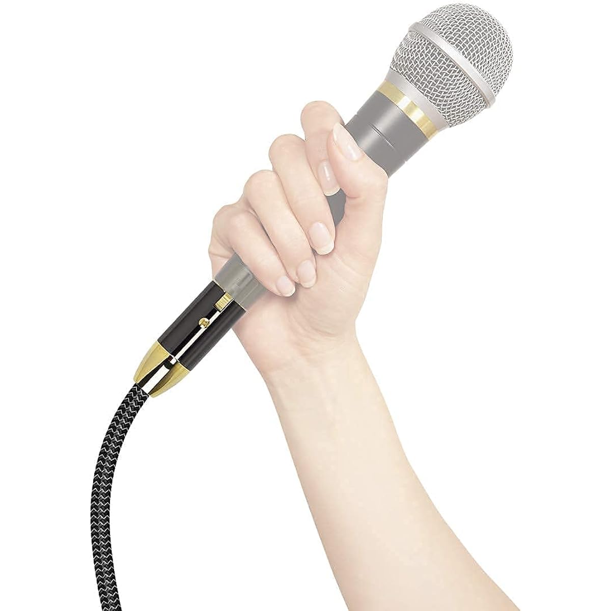XLR Microphone Cable EMK XLR Male to XLR Female 3 Pin Balanced Behringer Mixer Speaker Cable Equalizer Microphone Preamp Cable Compatible with Speaker System Radio Station (3ft/1M 1 Pack)