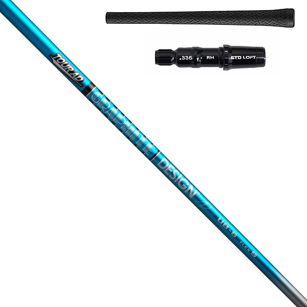 GRAPHITE DESIGN Taylor Made STELTH/SIM/M6/M5/M4 driver compatible shaft with sleeve TOUR AD UB-6 (with IOMIC grip) Blue