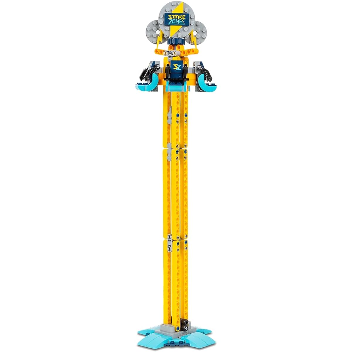 Brick Loot Exclusive Strike Zone Drop Tower Custom Design Model Compatible with Major Brick Brands for Boys and Girls Building Set 198 Pieces