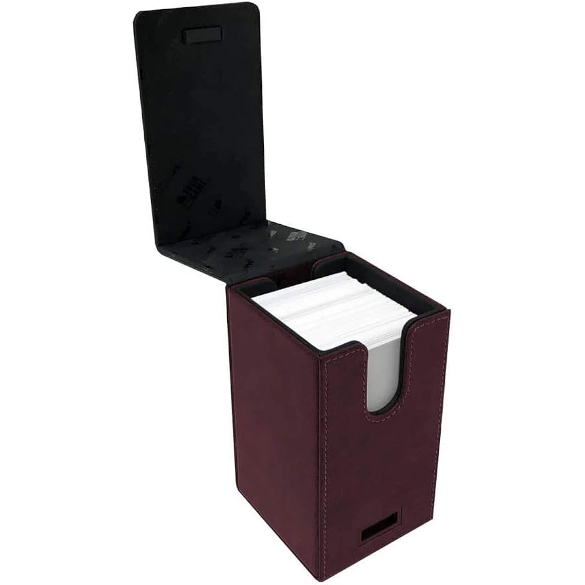 Alcove Tower Deck Box Suede Collection Ruby