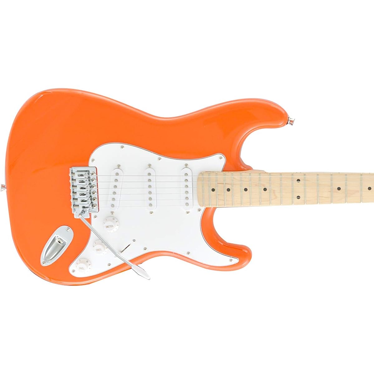PLAYTECH Electric Guitar ST250 Maple Orange