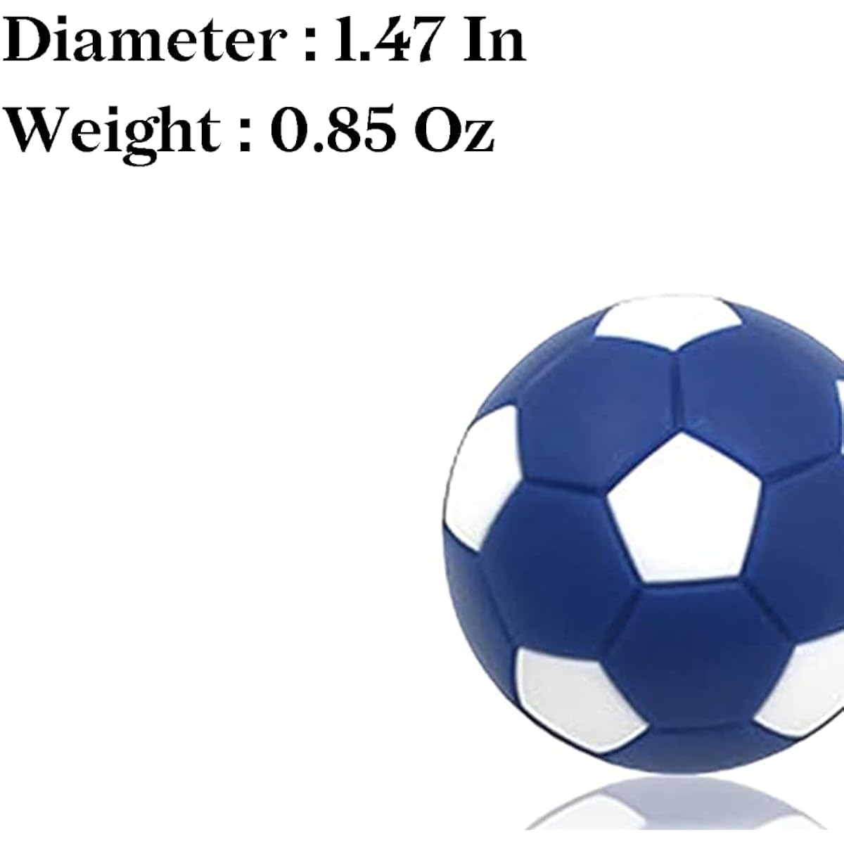 Inscool 9 Piece Soccer Ball Set - 36mm (1.42 Inch) Classic Soccer Balls for Table Football, Replacement Balls, Official Tabletop Game Balls, Set of 9 Colors
