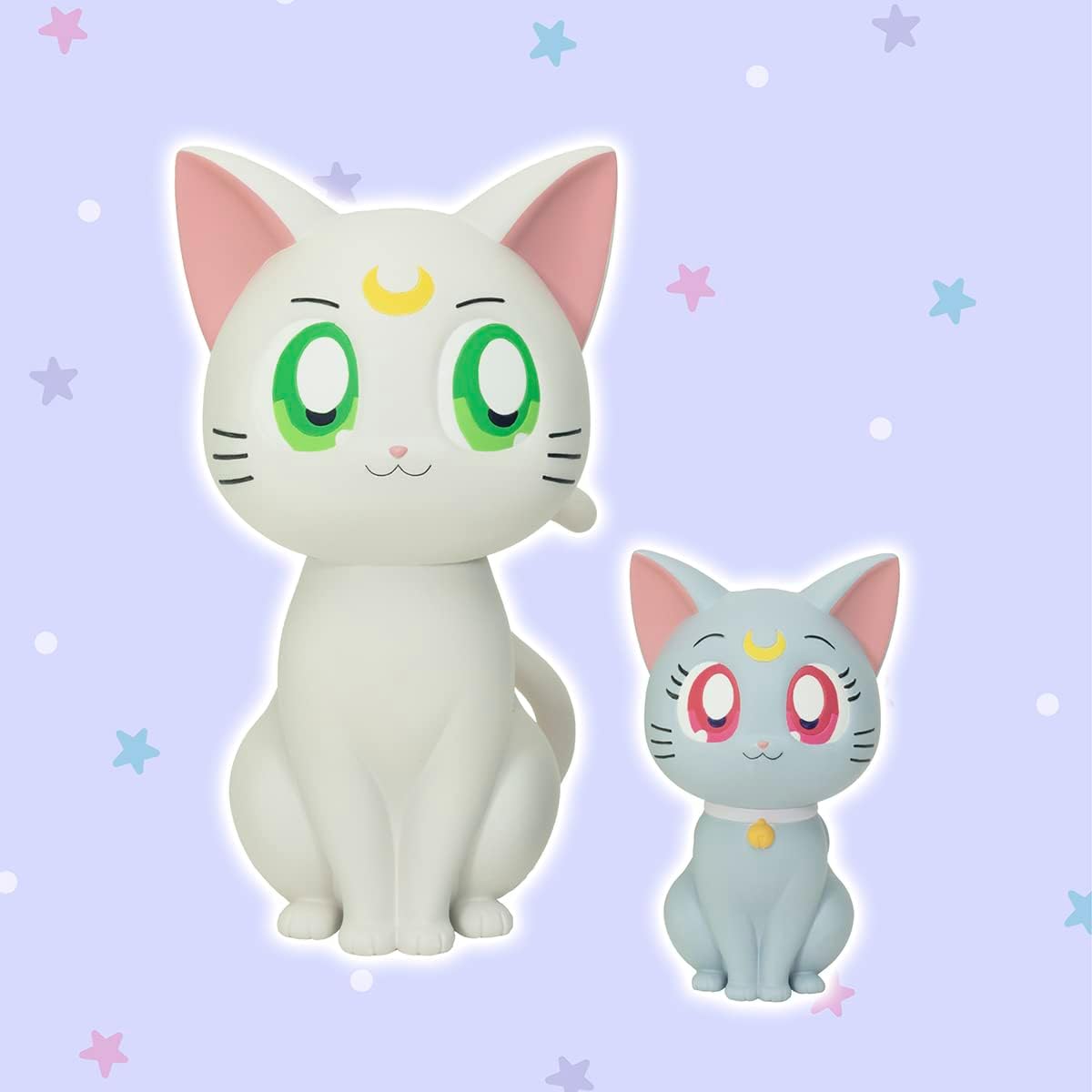Banpresto Pretty Guardian Sailor Moon Cosmos The Movie Soft Vinyl Mate Artemis & Diana Figure