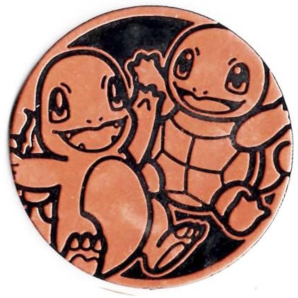 Pokemon Coins - Charmander and Squirtle - 2 inches - First Battle - Plastic
