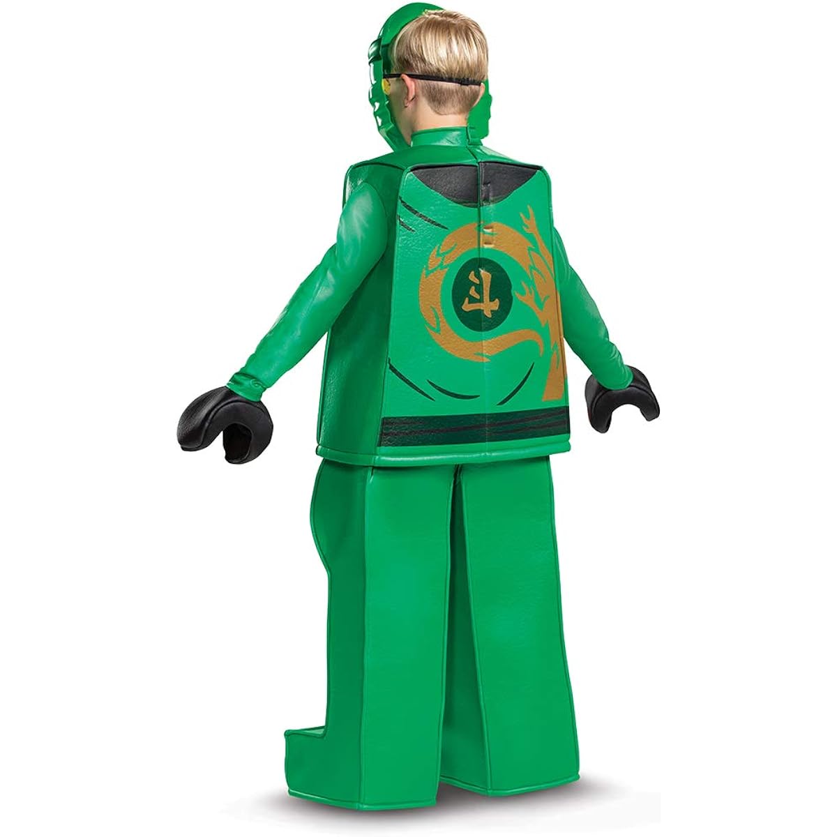 Disguise Lego Ninjago Lloyd Legacy Prestige Child Costume for Boys, Green, Kids Size Small (4-6)