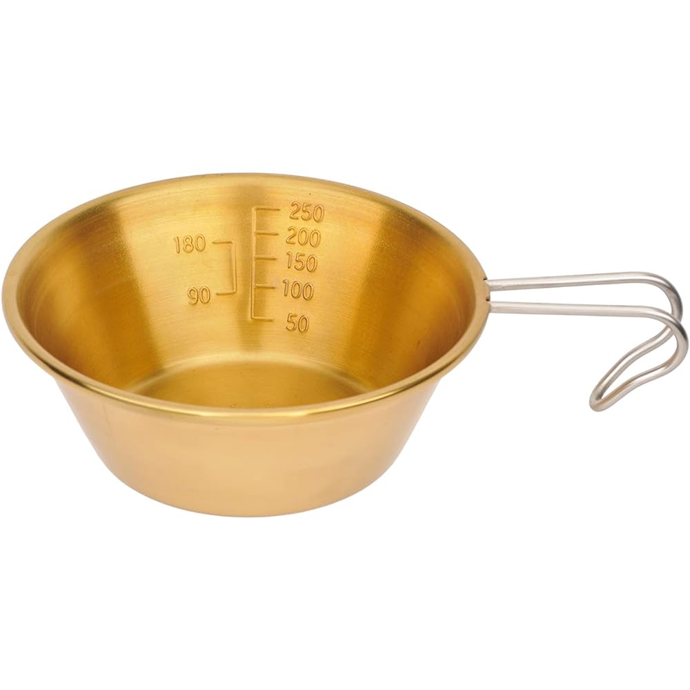 CAPTAIN STAG Sierra Cup Brass Sierra Cup 320ml Brass Made in Japan Made in Tsubame-Sanjo UH-66