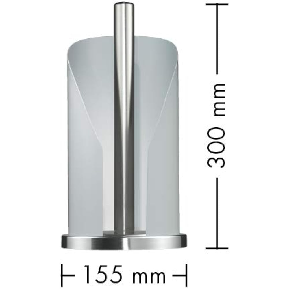 Japan International Commerce Wesco Kitchen Paper Holder White 322104-01 φ15.5cm
