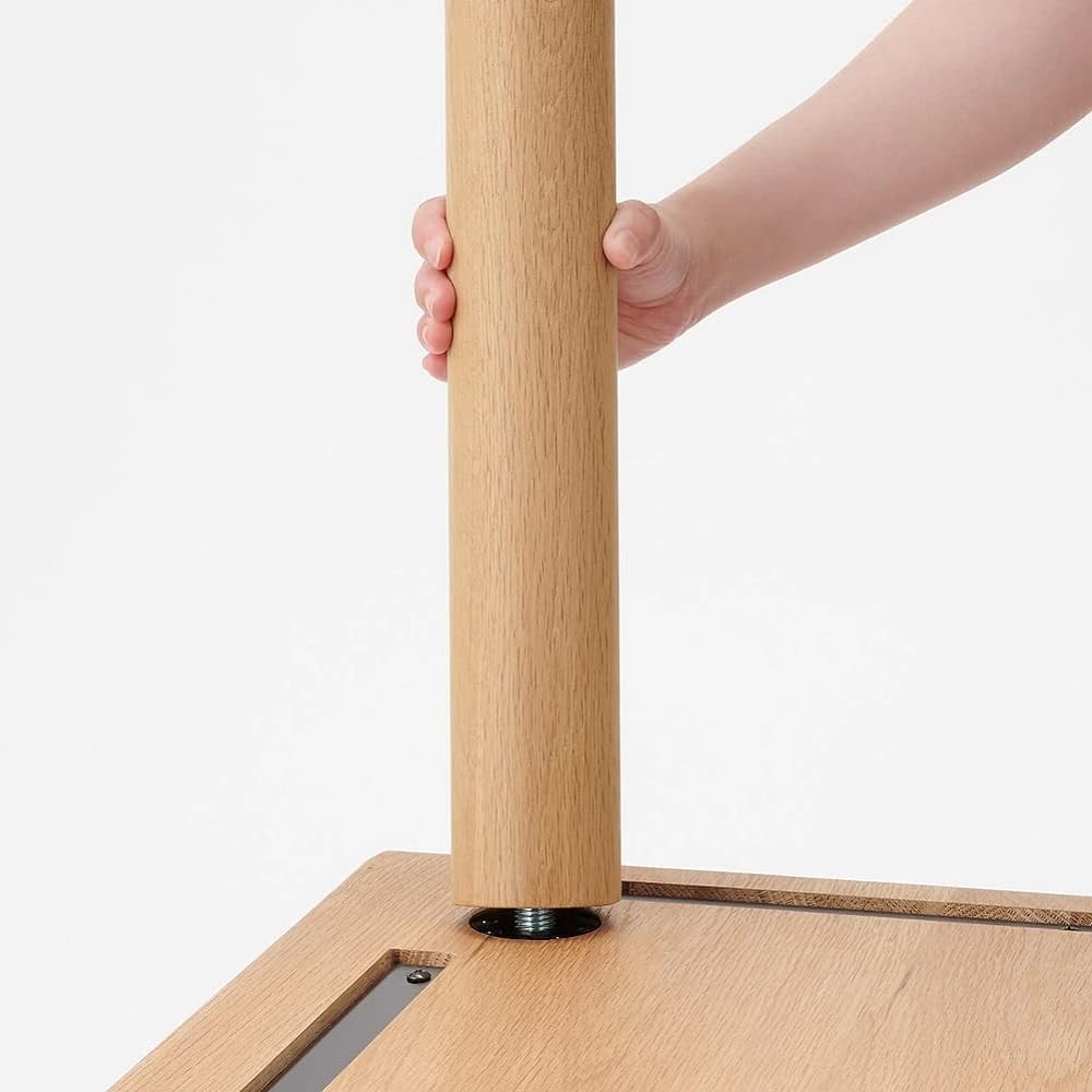 MUJI Wooden Table Legs for Height 72cm Oak Wood 82586176 Set of 4