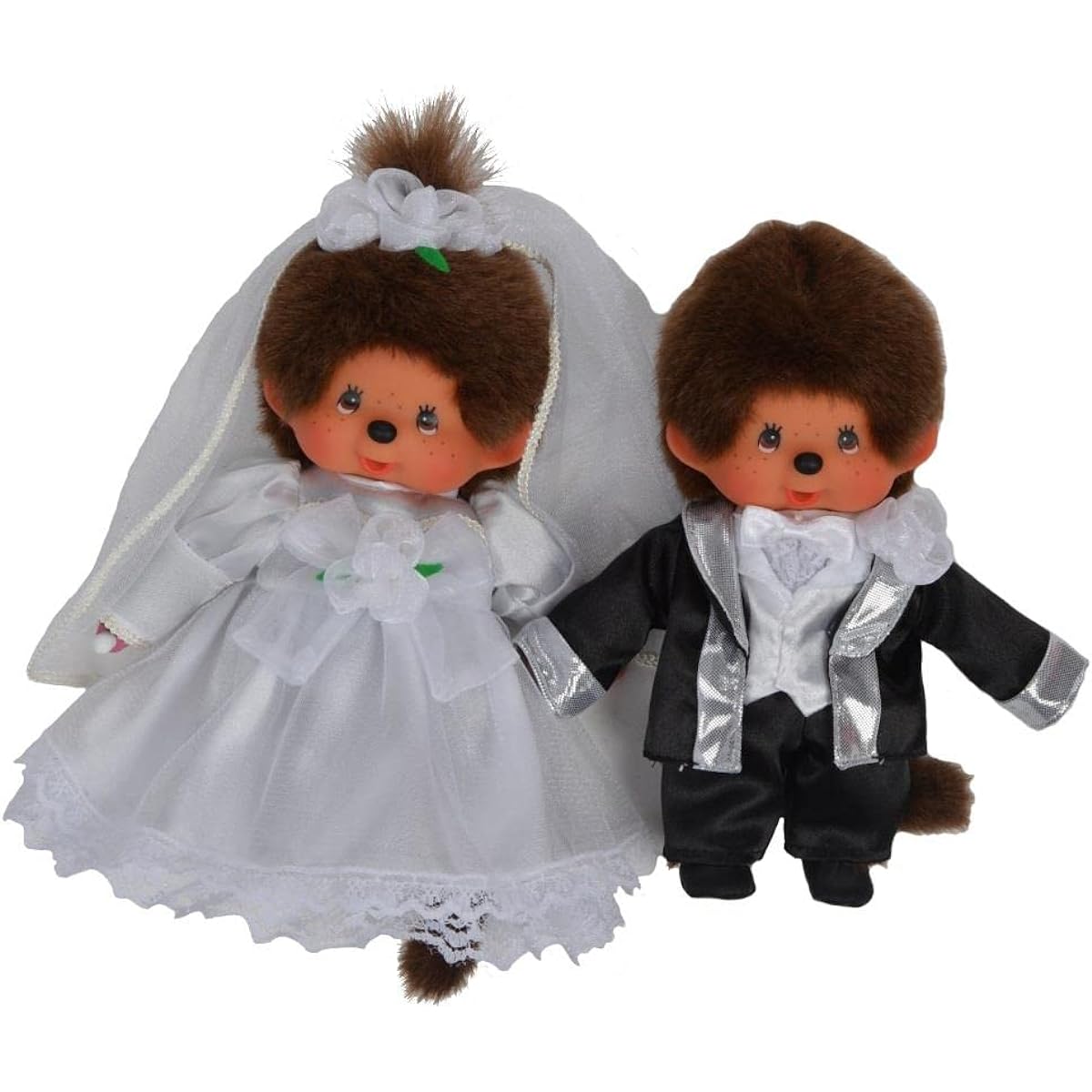 Monchhichi Wedding Set Plush Toy Box Height Approximately 27cm