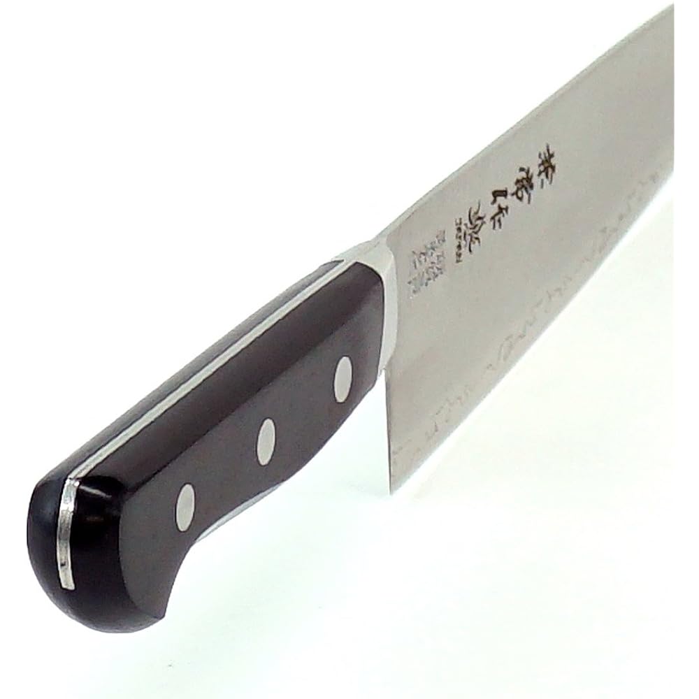 Kanetsuko Swedish Steel Black Plywood Handled Gyuto 185mm KC-153