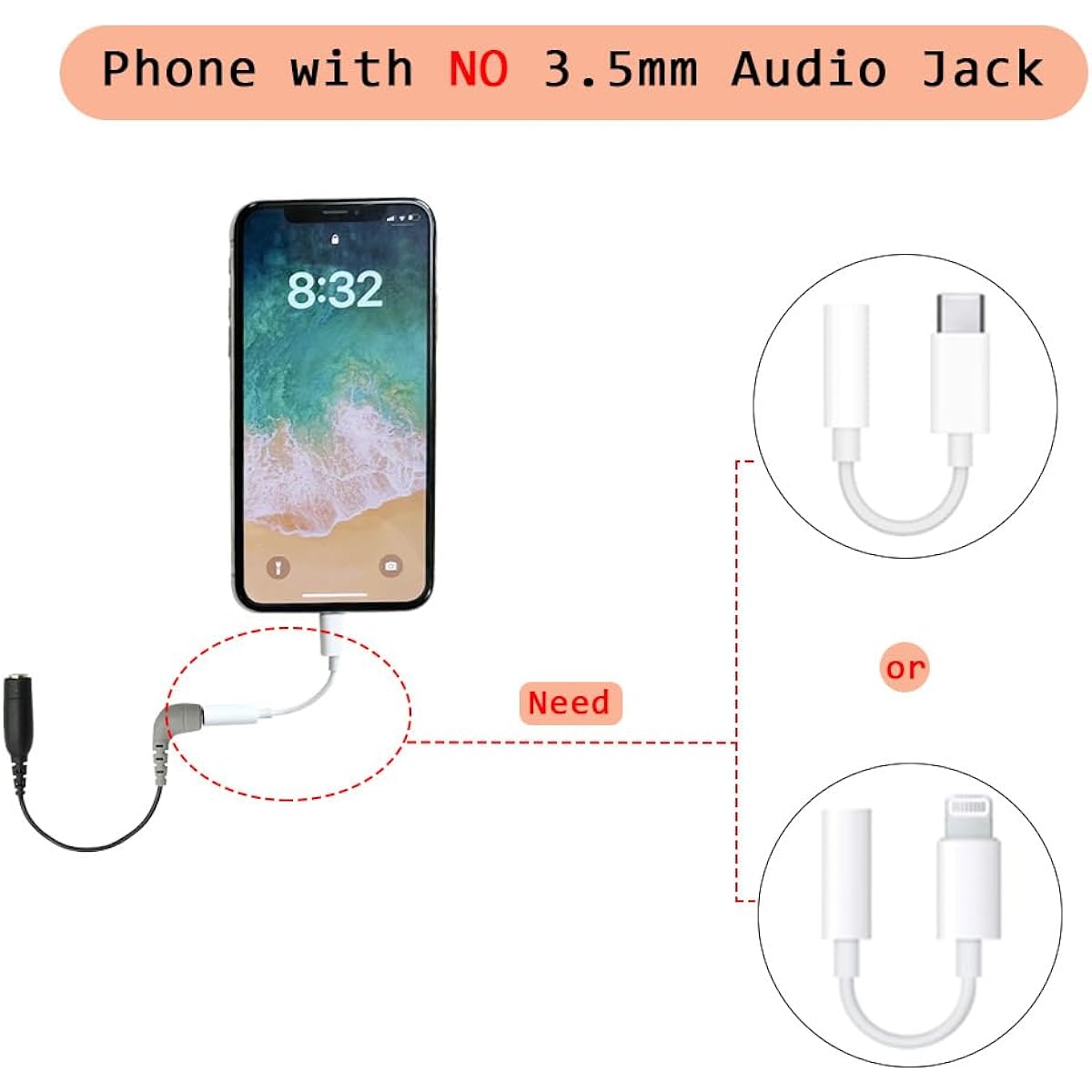 QJYTH TRS - TRRS Adapter Microphone Cable Compatible with Rode SC4 TRS Female to TRRS Male Microphone Cable