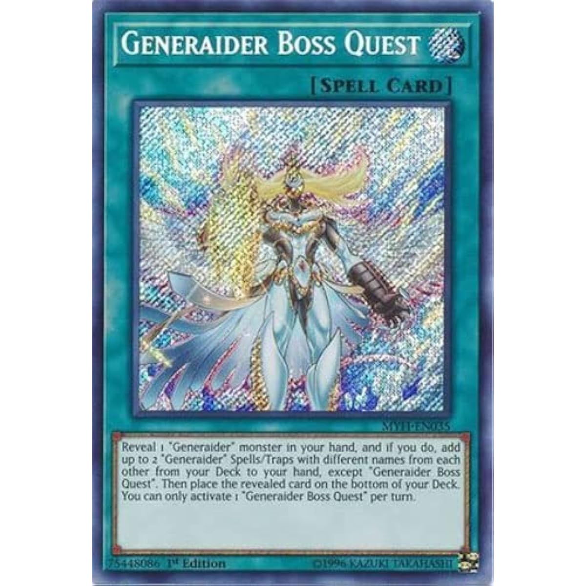 Generadar Boss Quest MYFI-EN035 Secret Rare First Edition
