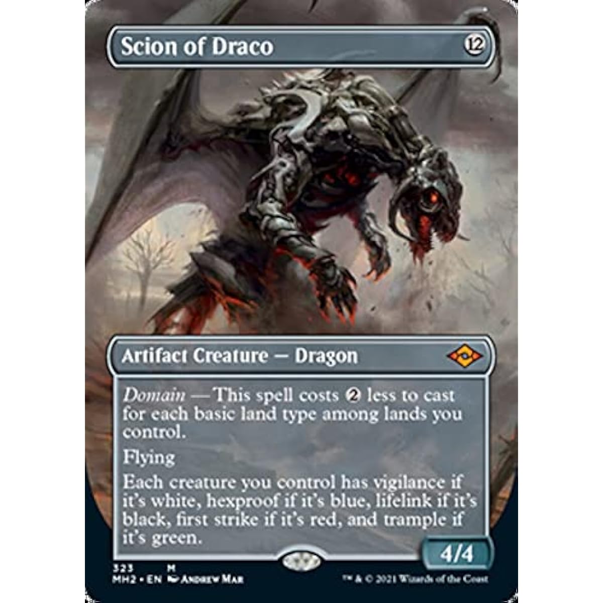 Magic: The Gathering - Draco's Scion (323) - Borderless - Foil - Modern Horizons 2