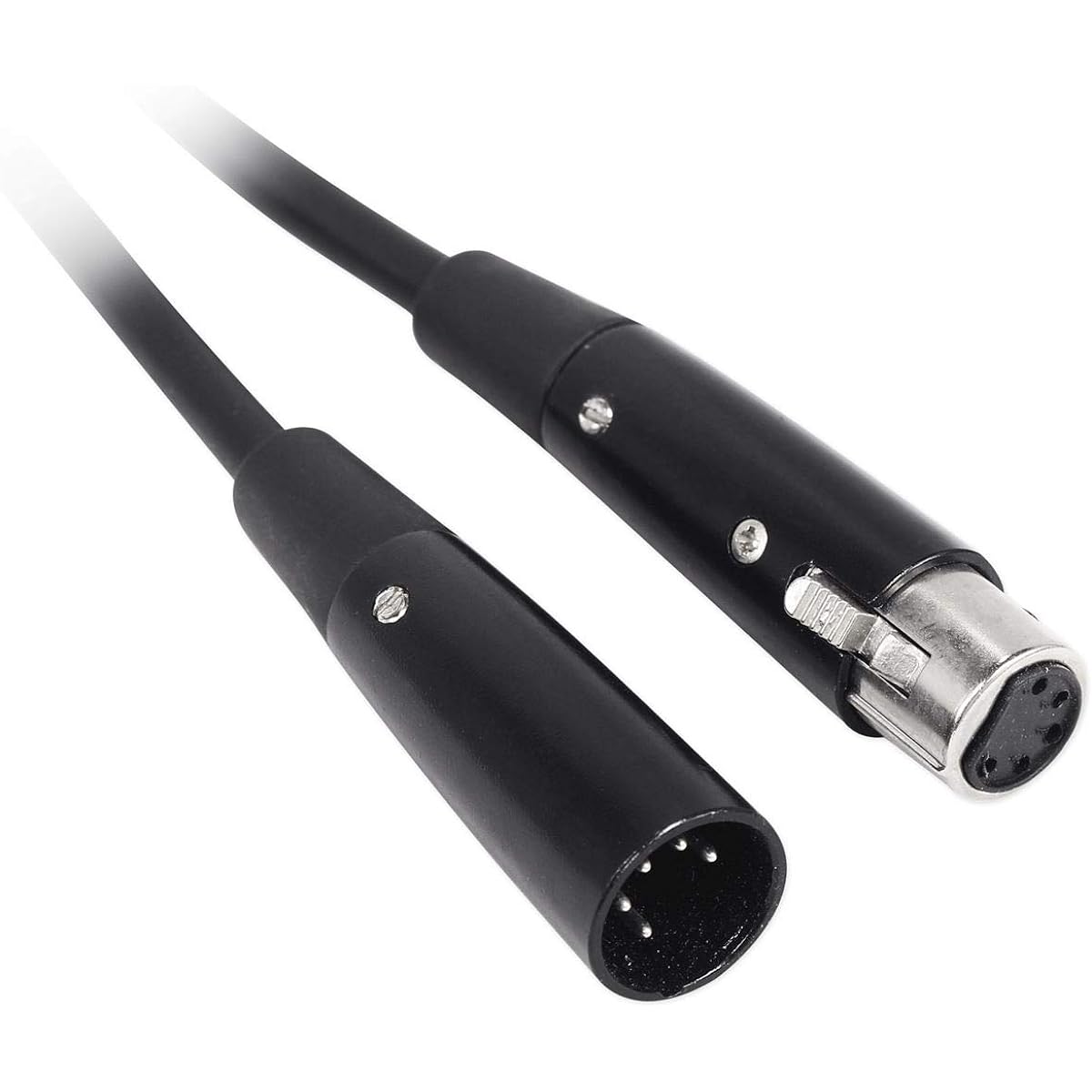 4 Rockville RDX5M50 50ft 5 Pin Male to Female DMX Lighting Cable 100% Copper