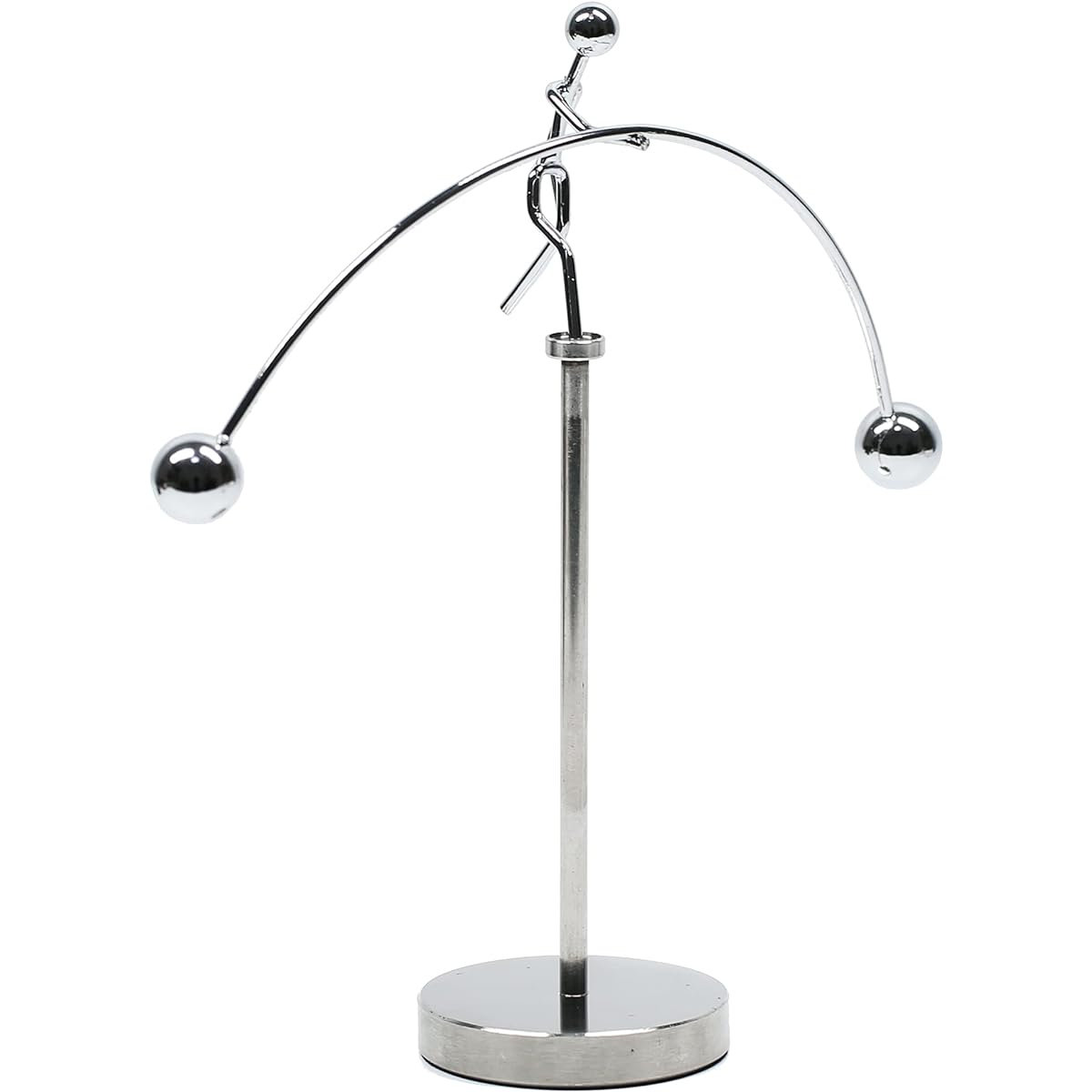 MagicTech Steel Balance Toy Balancing Tumbler Toy Kinetic Art Balance Toy Decompression Science Psychology Home Office Decor Desk Toy PH05