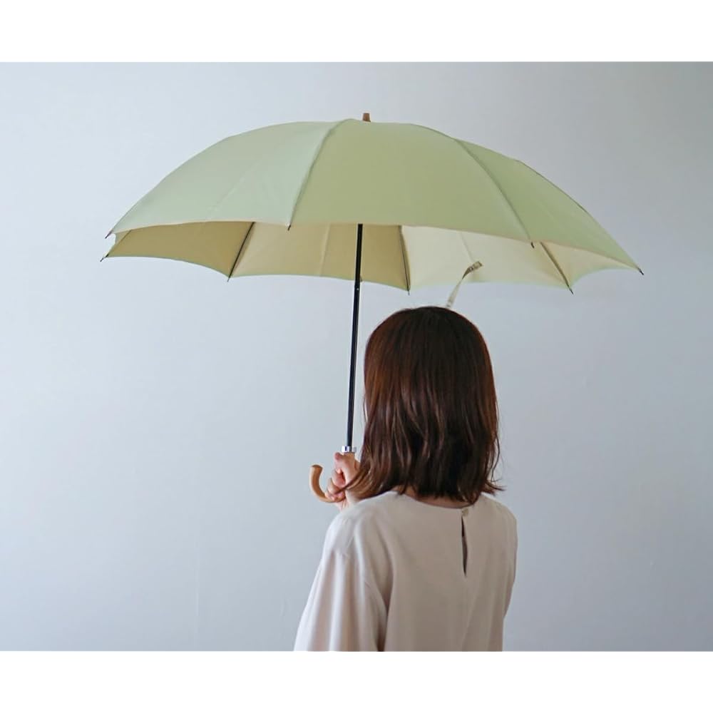 Folding Umbrella, Women's Umbrella, Durable, Glass Fiber, Bi-fold, 2-tier Fold, 55 cm, Koshu Ori, Made in Japan, Tokyo Western Umbrella, Umbrella Specialty Store, Luxury Umbrella Brand, Komiya Shoten, Amairo