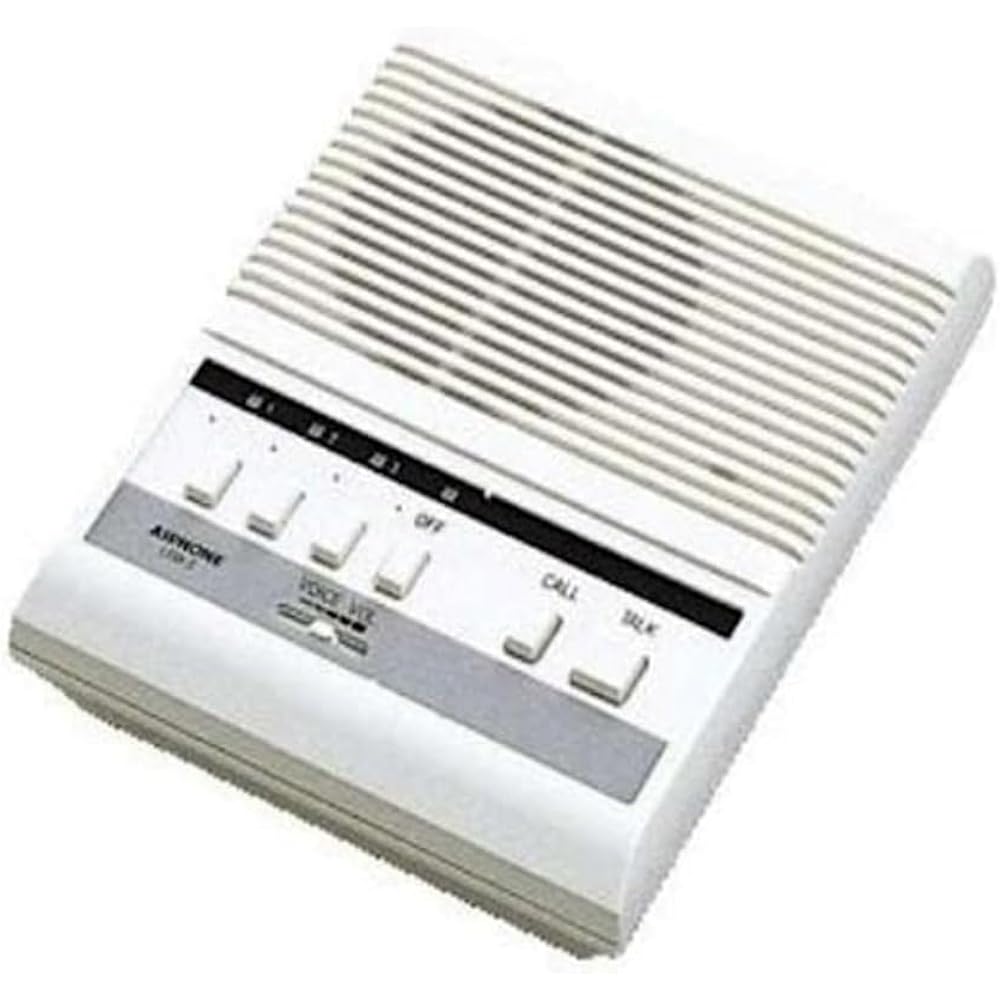 Aiphone LEM-1 for parent-child intercom, 1-station base unit, egg white/gray, 131 x 51 x 160 mm