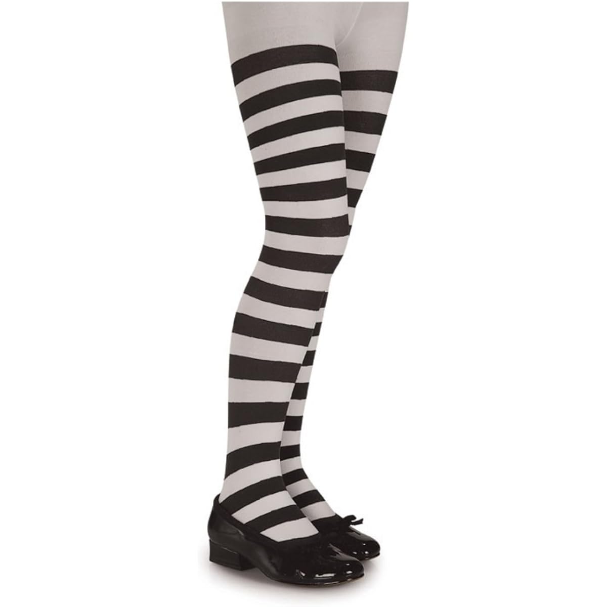 Halloween Cosplay Kids/Children Striped Tights - Black/White (Item No. 6817) SEC-6817