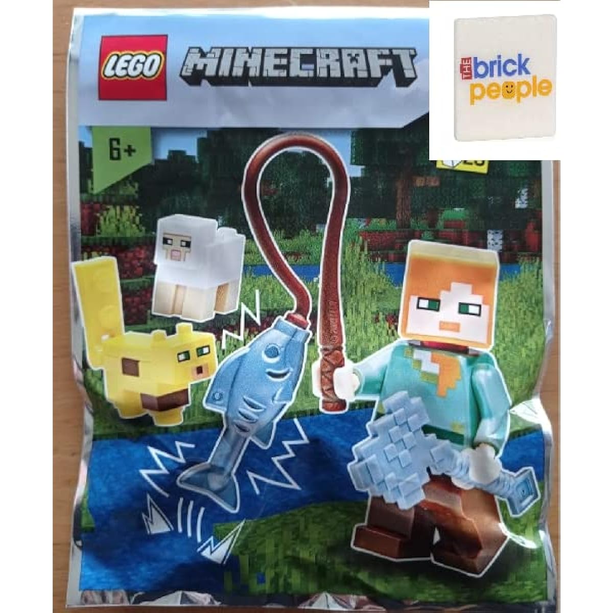 LEGO Minecraft Alex Ocelot Sheep Fish Combo Pack