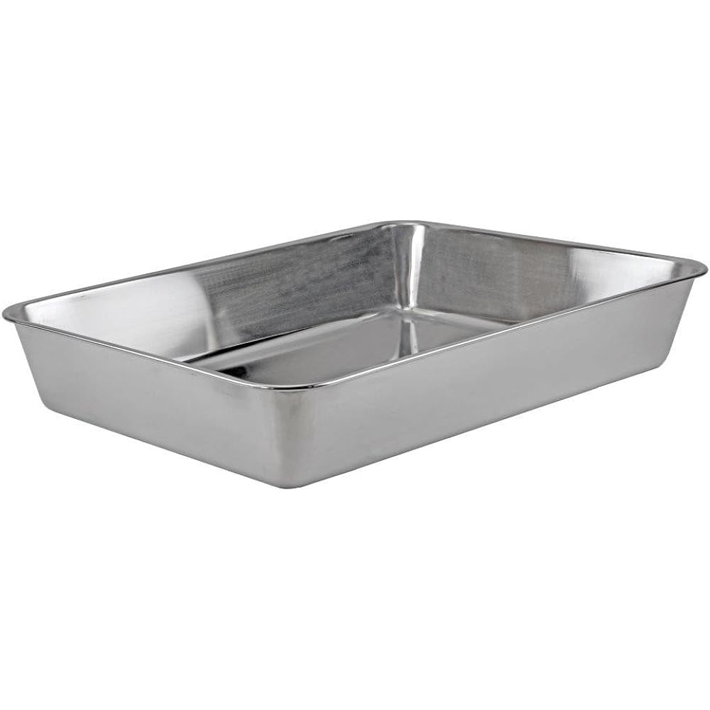 Pearl Metal 18-8 Stainless Steel Square Bat 6 pieces without handle (R-10004)