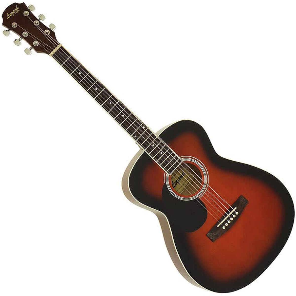 LEGEND FG-15 LH BS Acoustic Guitar Beginner 12-piece Set Left Handed Legend