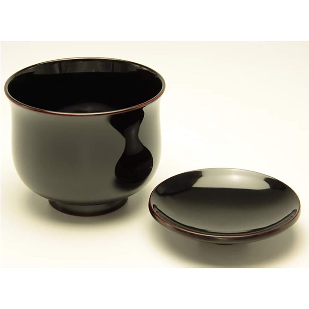 Echizen lacquerware Fuku type soup bowl, small, approx. 9cm, set of 5, Tame 10-01404