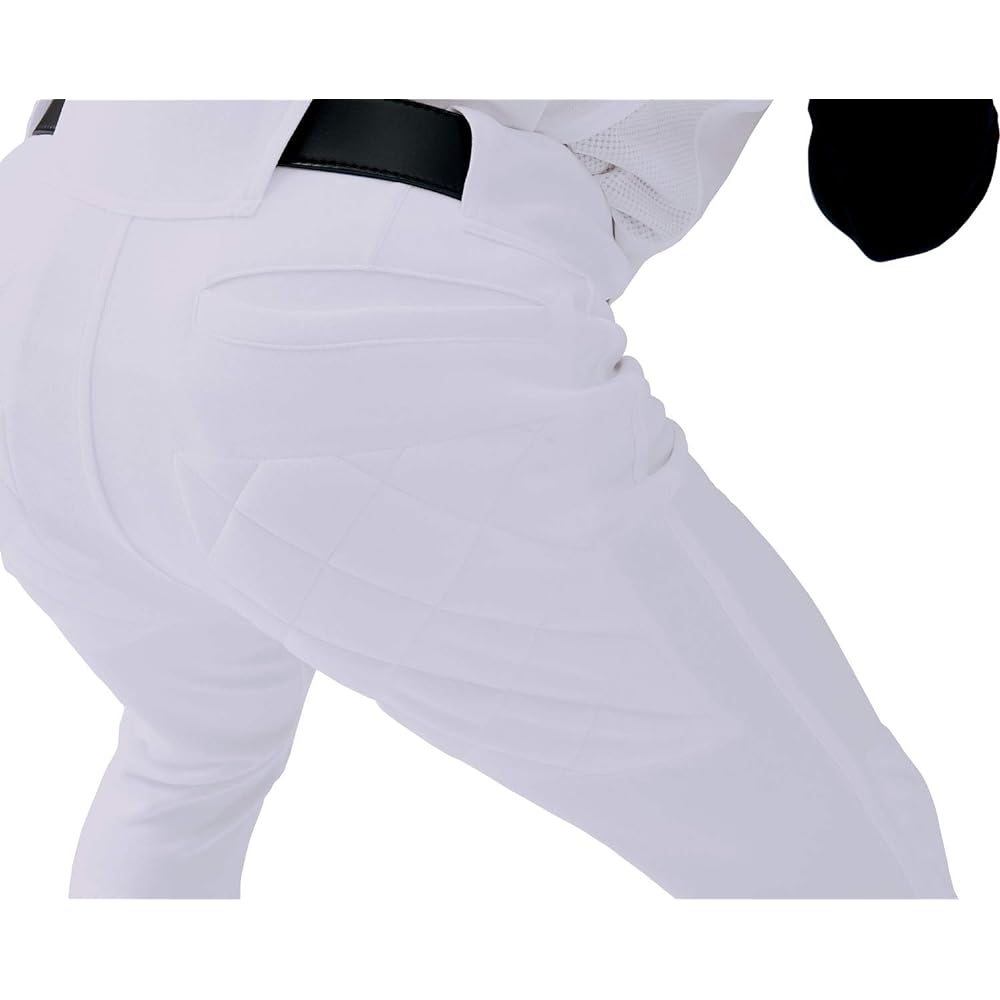 ZETT Youth Baseball Uniform Mechapan Junior Quilt Pants White (1100) 150 BU2282QP