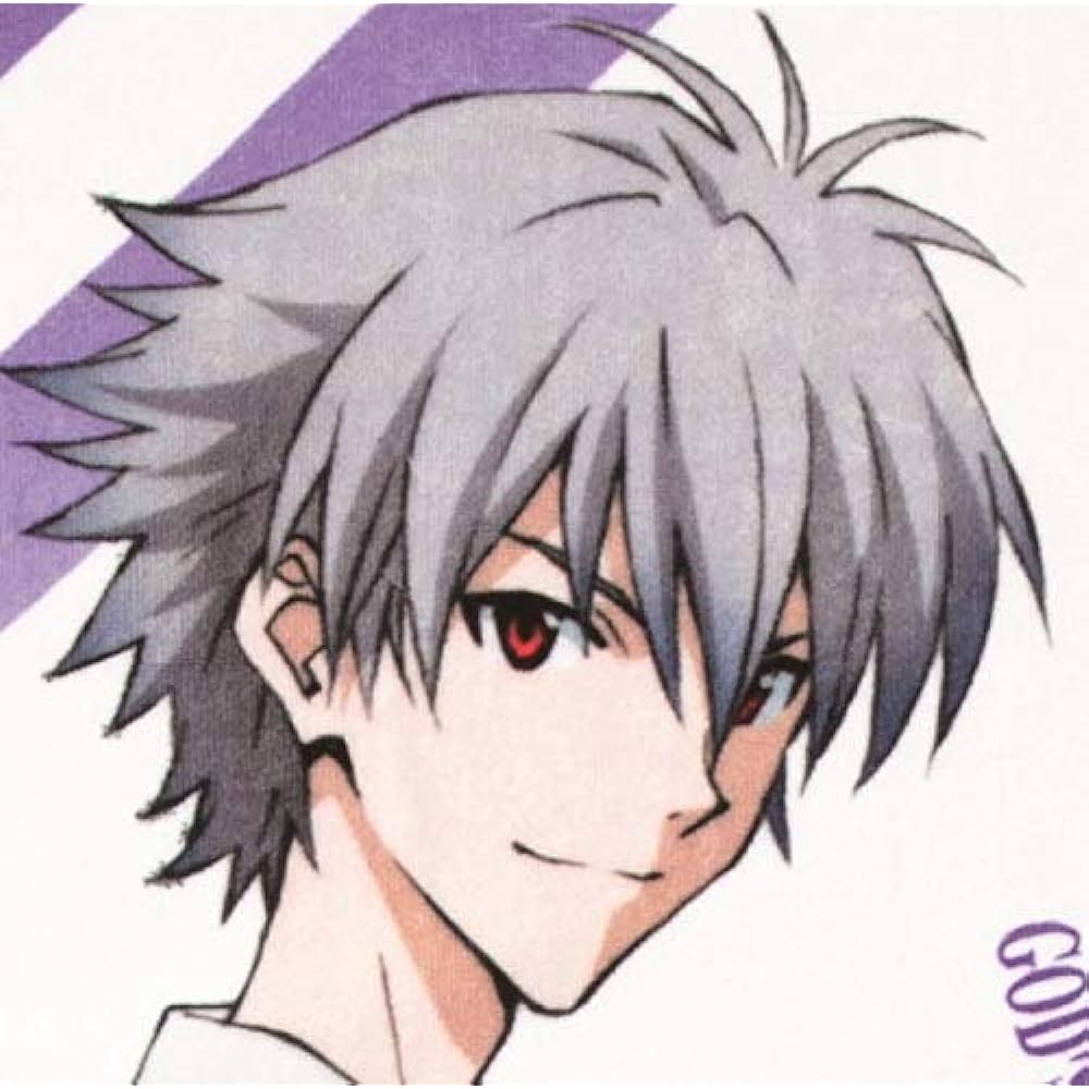 Marushin Beach Towel Evangelion Kaworu 70 x 140cm Profile Kaworu Large Towel Special Case 4885000700