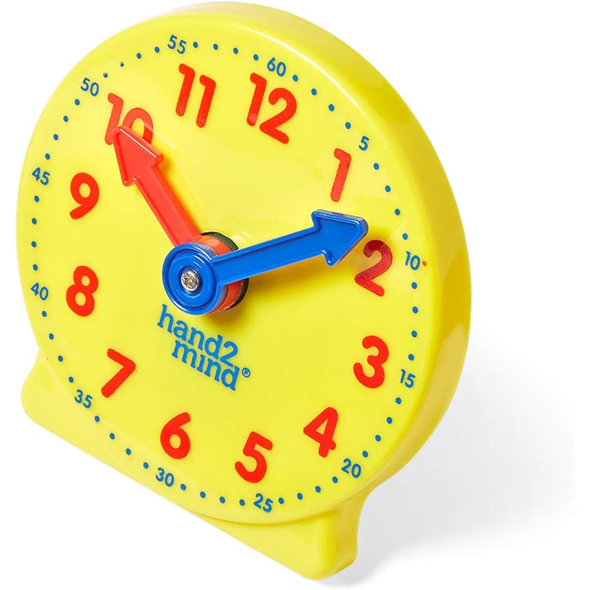 ETA hand2mind Plastic Gear Practice Clock, 4"