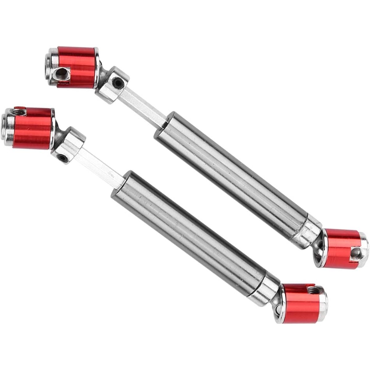 Alomejor RC Car Drive Shaft Upgrade Universal Transmission Shaft for CC01 1/10 RC Crawler Car Replacement 2pcs
