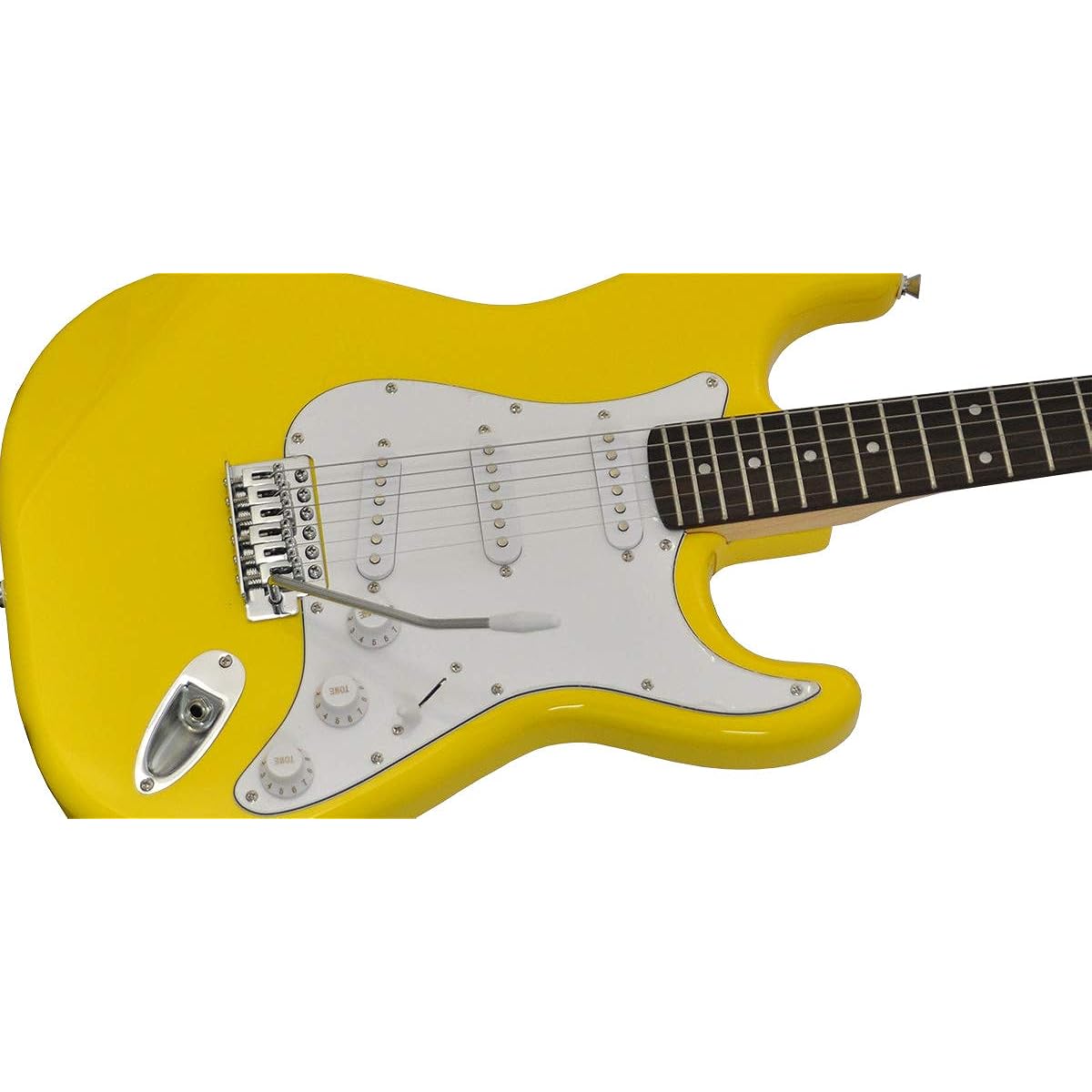 PLAYTECH Electric Guitar ST250 Rose Yellow