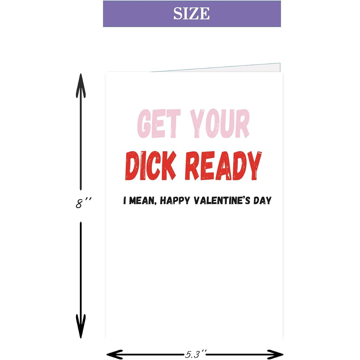 XXDJLP Dirty Valentines Day Card for Him