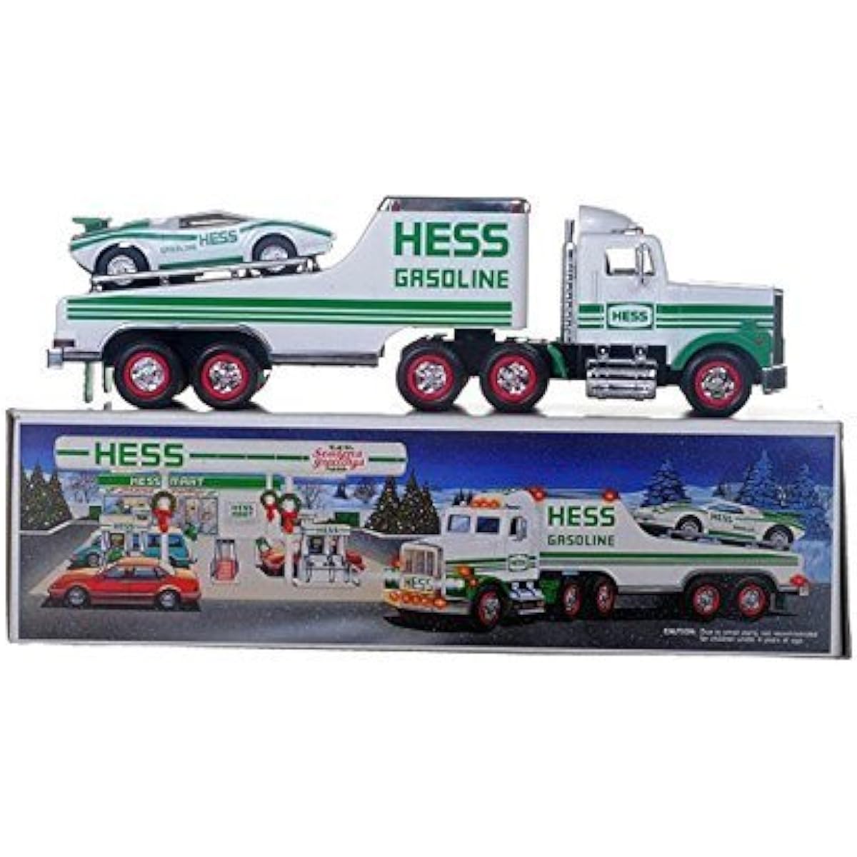 1991 Hess Toy Truck With Racer by Hess