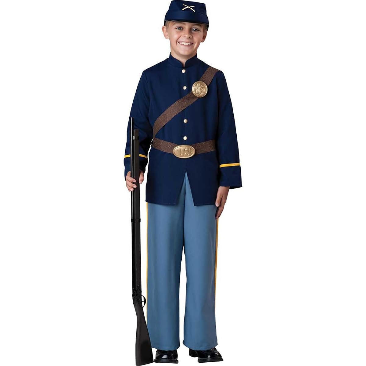 (6) - InCharacter Costumes Civil War Soldier Costume, Size 6/Small