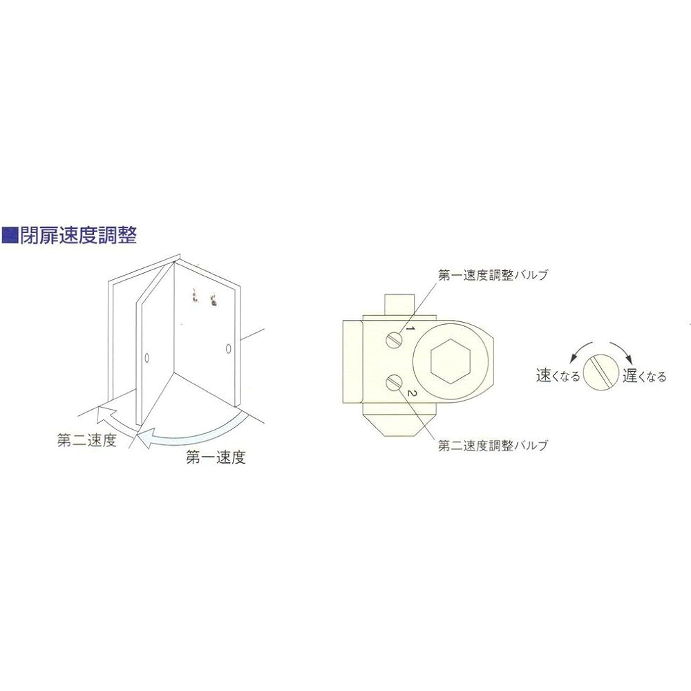 NEW STAR Door Closer P-183 Silver (N-01)