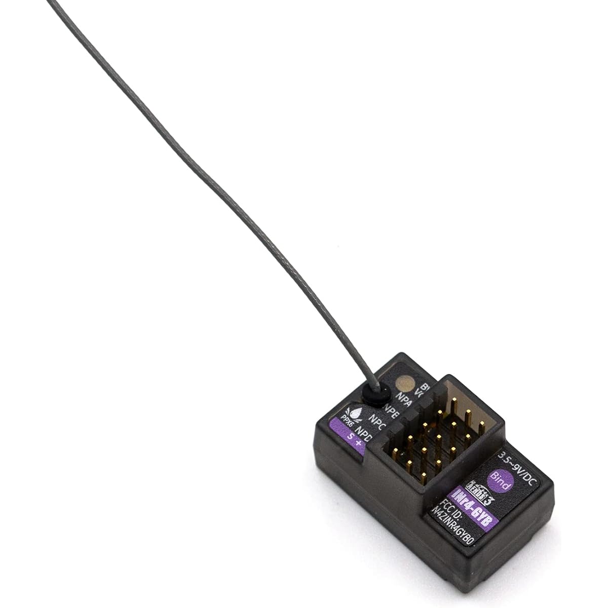 ROWCES Remote Control Noble NB4 Gyro Receiver 4 Channel INr4 GYB for NB4, Noble Lite, Noble Pro Radio Transmitter AFHDS 3