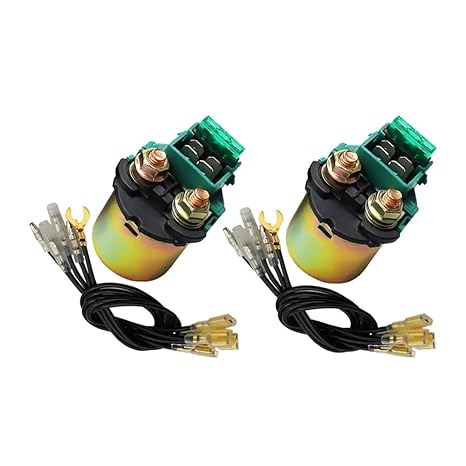 Motor Relay Honda CB125 CB-1 CB400 CB400F CB400SF CB 450 550 650 700 CB750 CB750F CB 900 1000 CB1100F Motorcycle Starter Relay (Color : 2 pcs)