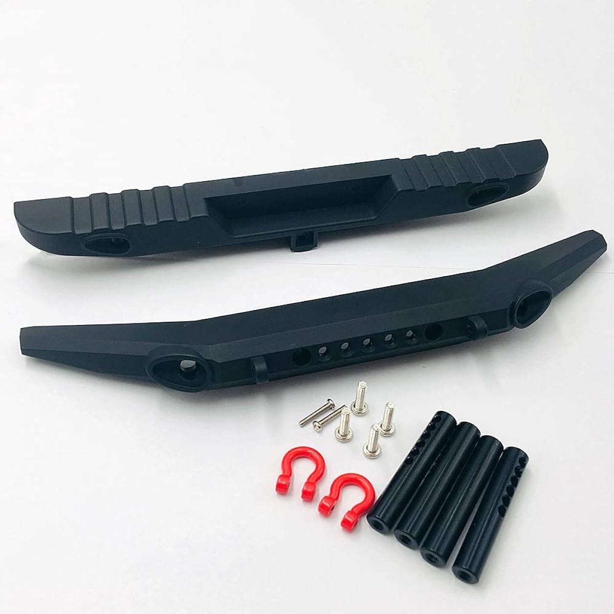 RC Car Accessories for RC Crawler Car for Traxxas TRX4 TRX-4 Racing ABS Hard Body Bumper 325mm Body Shell with Spare Tire Rack White